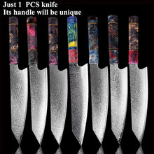 Cargar imagen en el visor de la galería, LIMITED EDITION DAMASCUS  STEEL KNIFE (67 Layers )