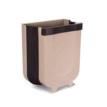 Cargar imagen en el visor de la galería, 5L Wall Mounted Folding Waste Bin Kitchen Cabinet Door Hanging Trash Bin Garbage Car Trash Can Wall Mounted Foldable Cleaning